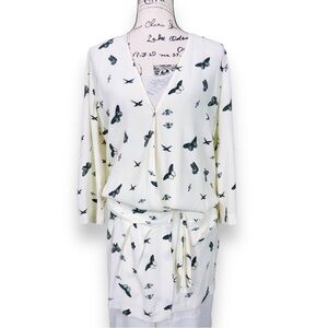 Ba&sh bash Tent Dress Butterfly Print